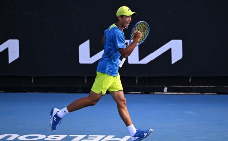 Тарихи жеңіс: 17 жасар Заңғар Нұрланұлы Australian Open жартылай финалына өтті!