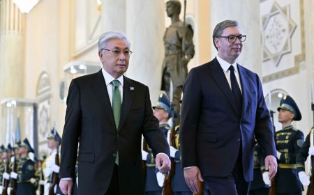 Ақордада Сербия Президентін салтанатты қарсы алу рәсімі өтті