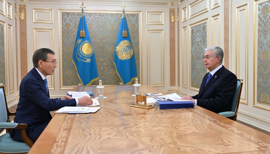 Президент Орталық референдум комиссиясының төрағасын қабылдады
