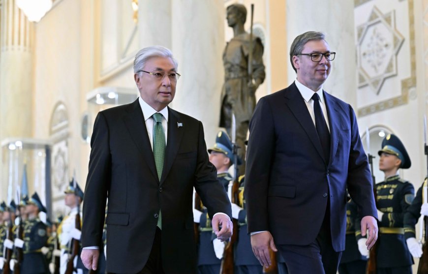 Ақордада Сербия Президентін салтанатты қарсы алу рәсімі өтті