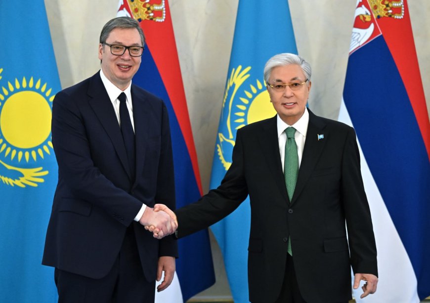 Тоқаев Сербия Президентімен шағын құрамда келіссөз өткізді