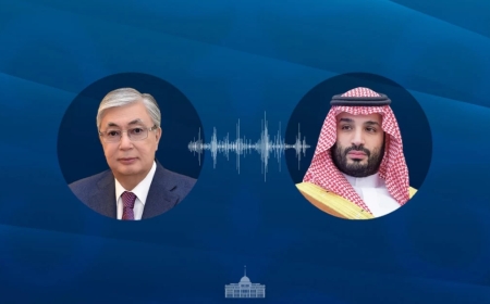 Президент Сауд Арабиясының тақ мұрагерімен телефон арқылы сөйлесті