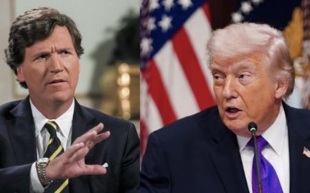 «Такер бағдарынан жаңылды»: Трамп танымал журналист Такер Карлсонды қатаң сынға алды