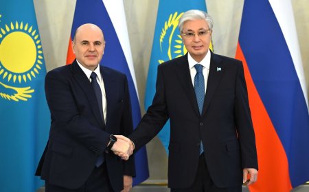 Тоқаев Ресей премьер-министрі Михаил Мишустинді қабылдады