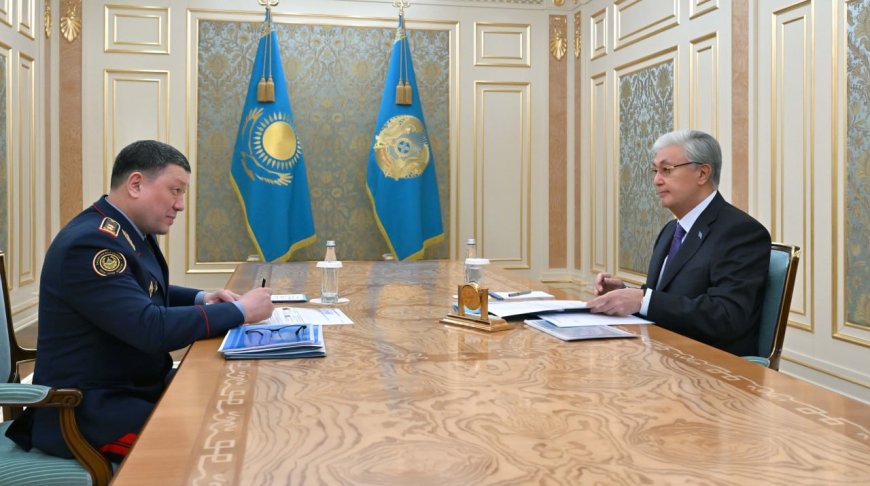Мемлекет басшысы Ішкі істер министрін қабылдады