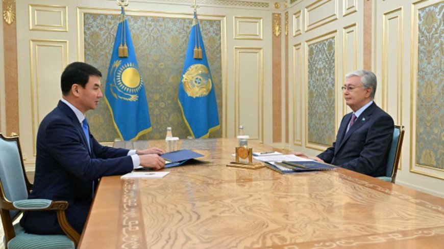 Тоқаев Алматы қаласының әкімі Дархан Сатыбалдыны қабылдады