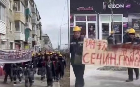 Комсомольск-на-Амуреде қытайлық жұмысшылар жаппай көтеріліске  шықты 
