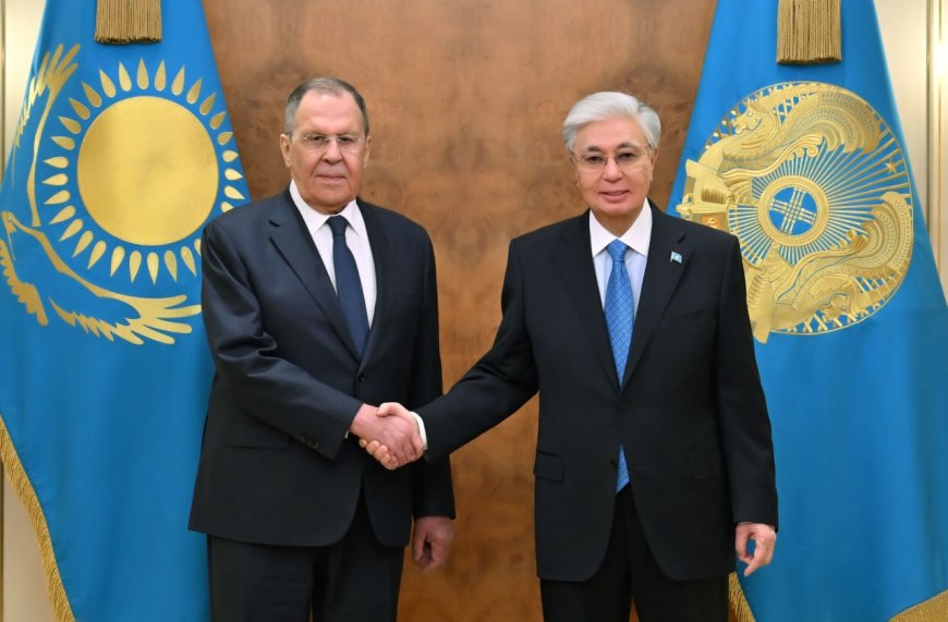 Президент Сергей Лавровты қабылдады