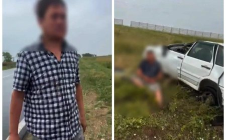 СҚО-да жол апатына түскен  ер адам жедел жәрдем қызметкерін ұрып тастаған