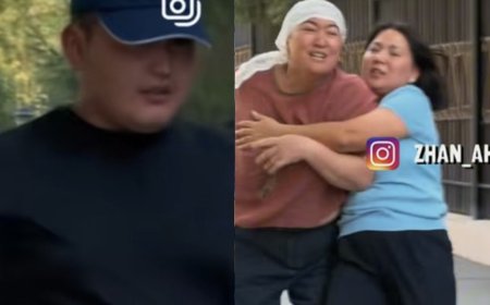 «Қызымды тап!»: Марқұм Мадинаның анасы күдікті күйеу  баласымен кездесті (ВИДЕО)